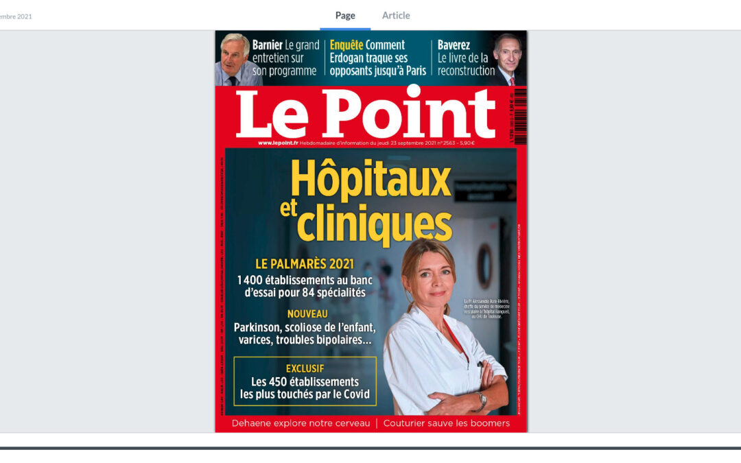 La Clinique Saint-Augustin une nouvelle fois consacrée en 2021 selon Le Point